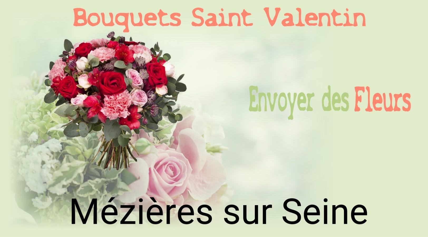 Roses de Saint-Valentin livrées à Mézières-sur-Seine